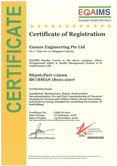 EQAIMS - SS506-PART 1 -2009 BS OHSAS-18001-2007 - (05-12-2020)